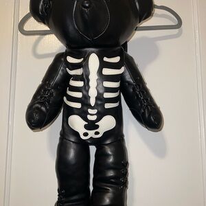 Dolls Kill Black Skeleton Backpack